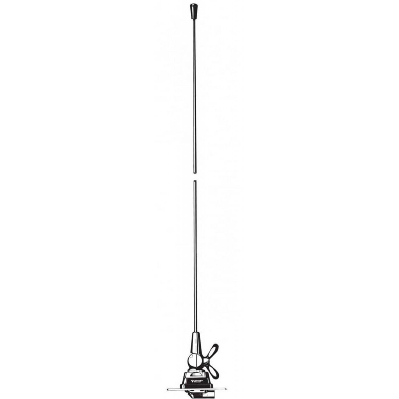 Antenne fouet multi-bande 80-175MH, ajustable