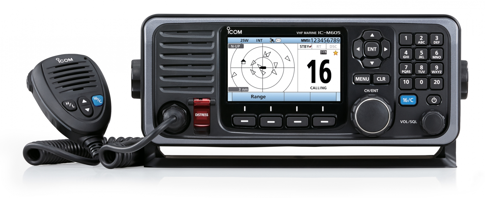 vhf-ais-icm605euro Marine VHF video tutorials ICOM